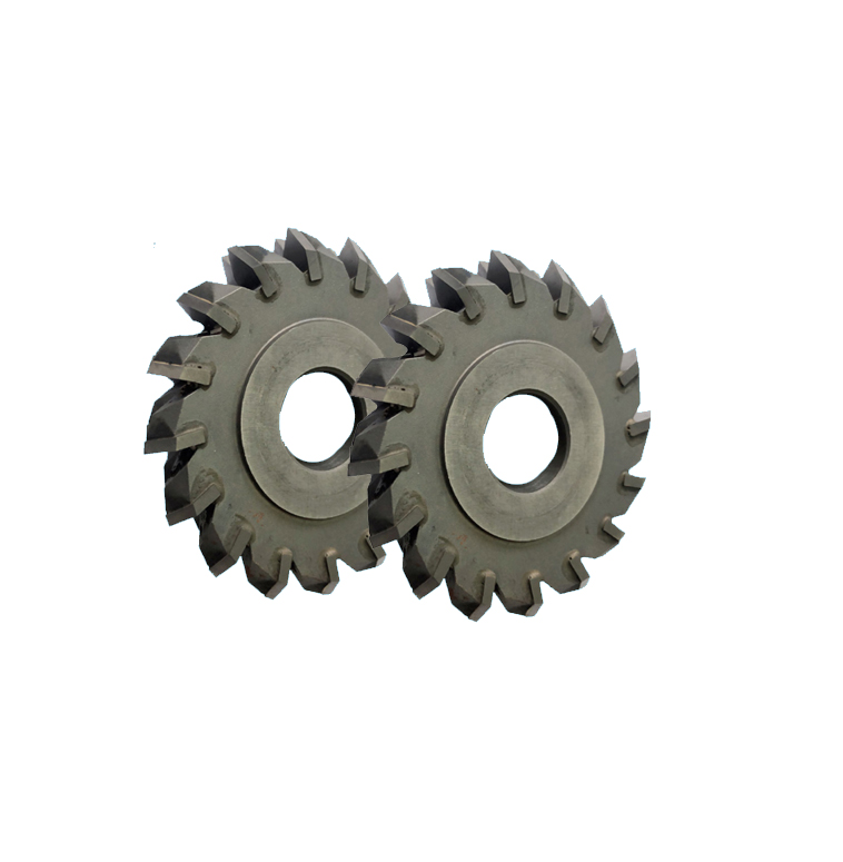 镶硬质合金三面刃铣刀