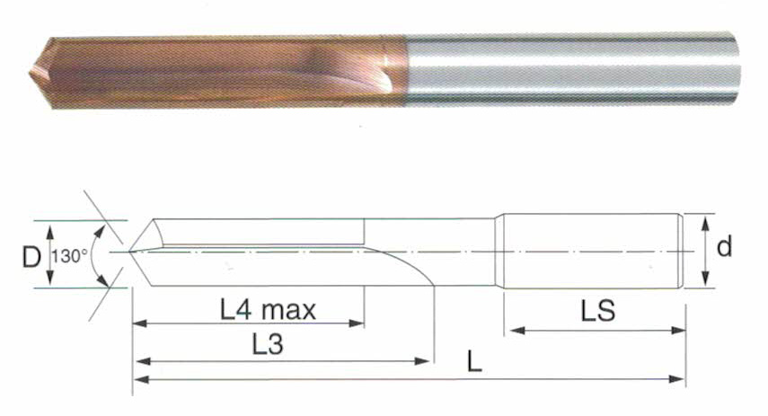 硬质合金直槽钻